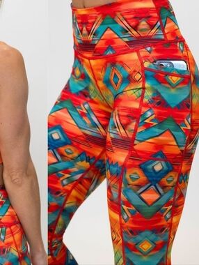 CVG Boho Collection Capri Leggings